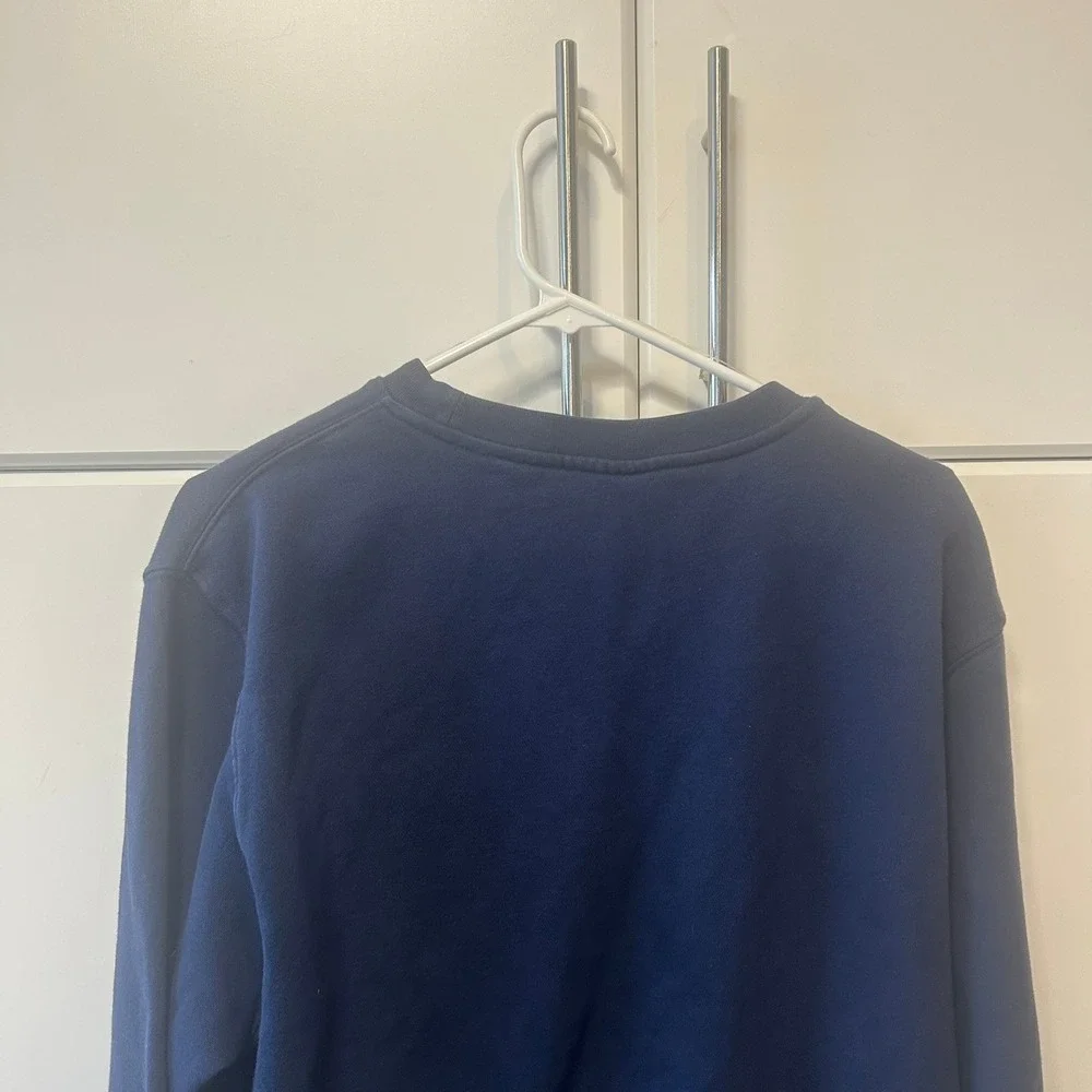 Nike Sportswear Club Fleece Crewneck Sweatshirt Navy Blue Large BV2662-410
